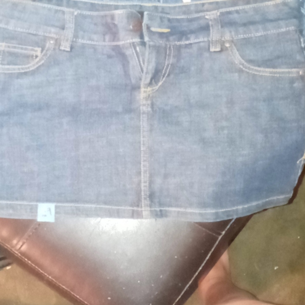 Anchor Blue jean skirt